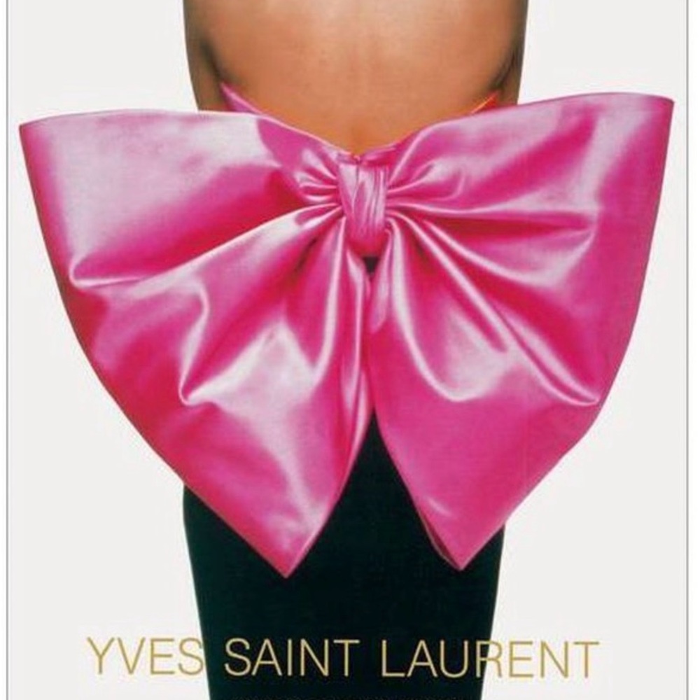 Yves Saint Laurent Fuchsia Bow Accent book